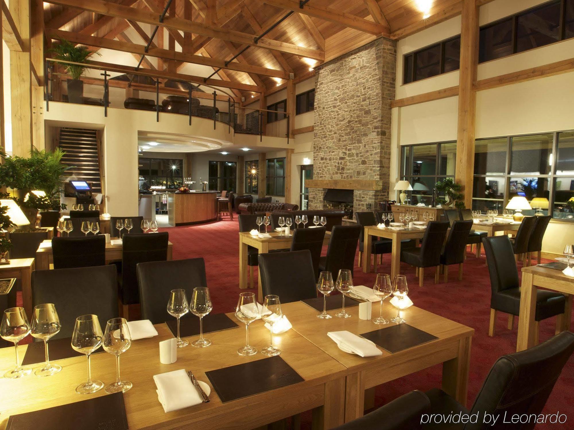 The Manor House At Celtic Manor Hotel Newport  Restoran foto